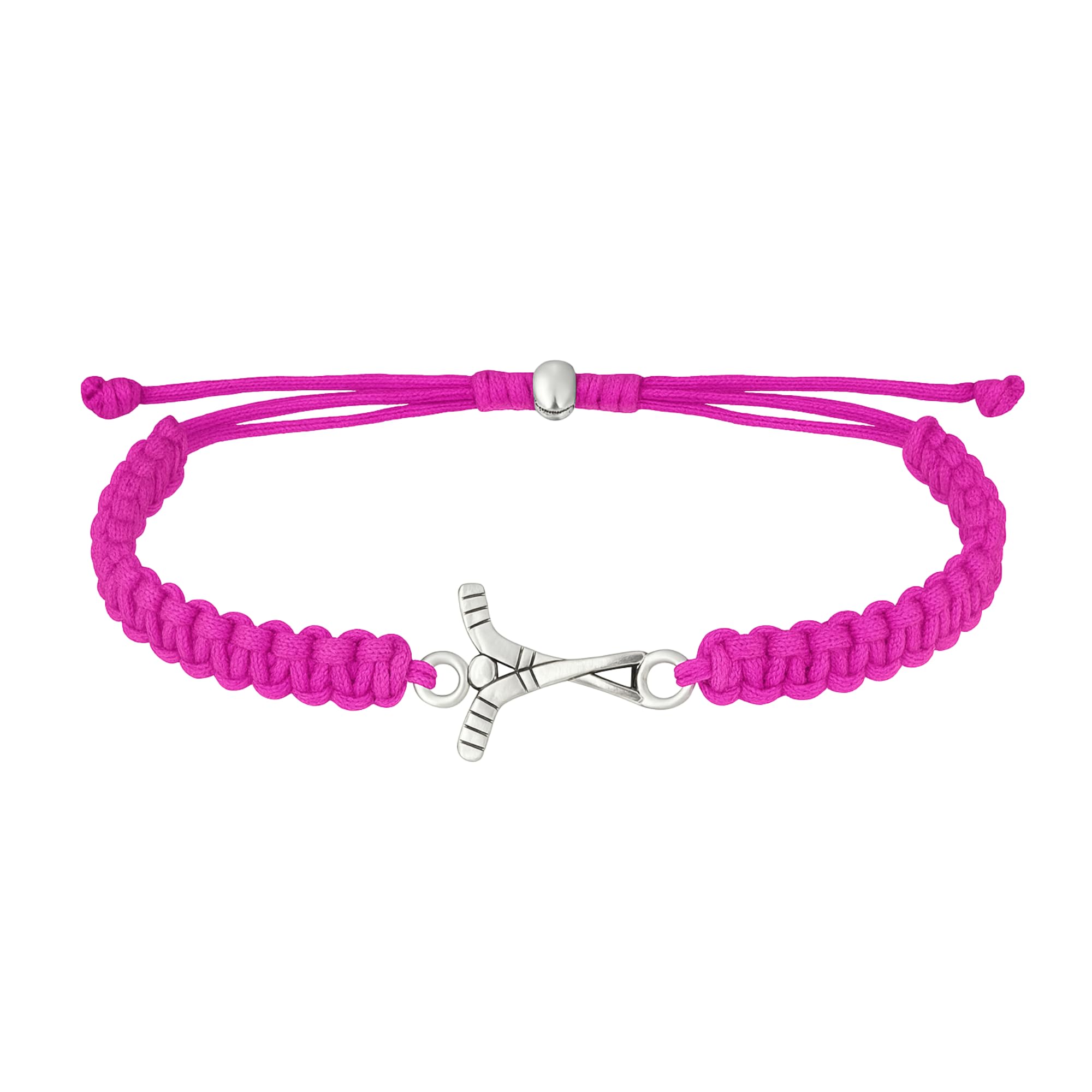 Sportybella Ice Hockey Bracelet, Hockey Jewelry Gifts, Gift for Hockey Players, Teams and Coaches, adjustable to fit small to large wrists, Nylon, No Gemstone