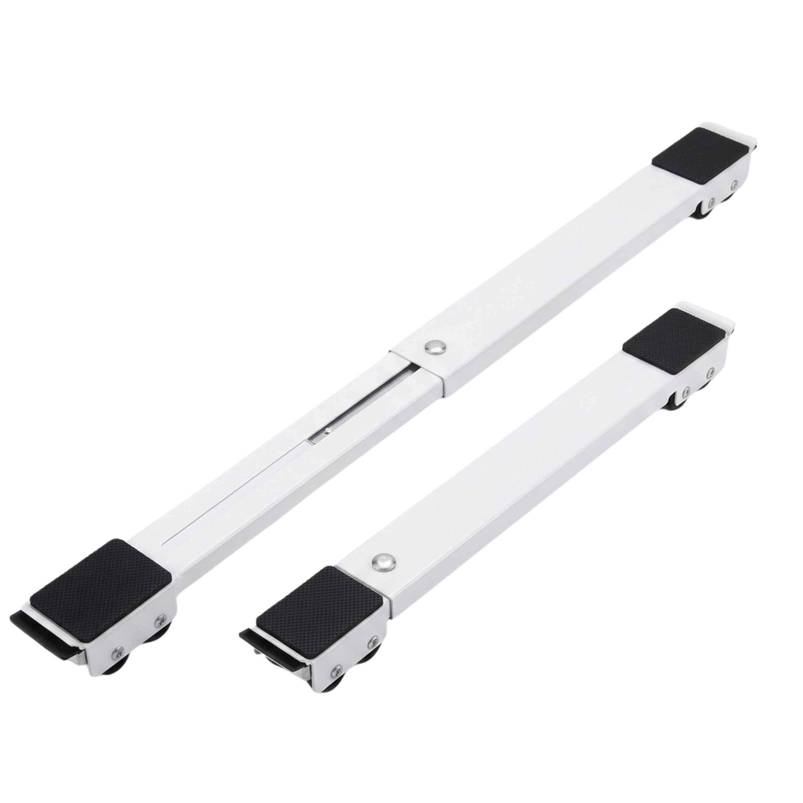 YASTA Supporto Lavatrice Frigorifero Asciugatrice Carrello Con Ruote Elettrodomestici Base Sposta Mobili Pulizie Difficili Regolabile DA 43 a 69 cm con Freni Antivibrazione Peso Massimo 200 Kg