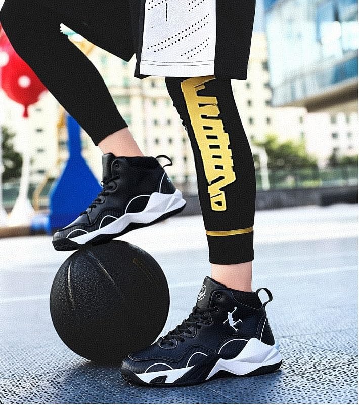 Men's Plus Size Basketball Shoes Anti Slip Wear-Resistant Shock-Absorbing Grab Outdoor Casual Sports Shoes