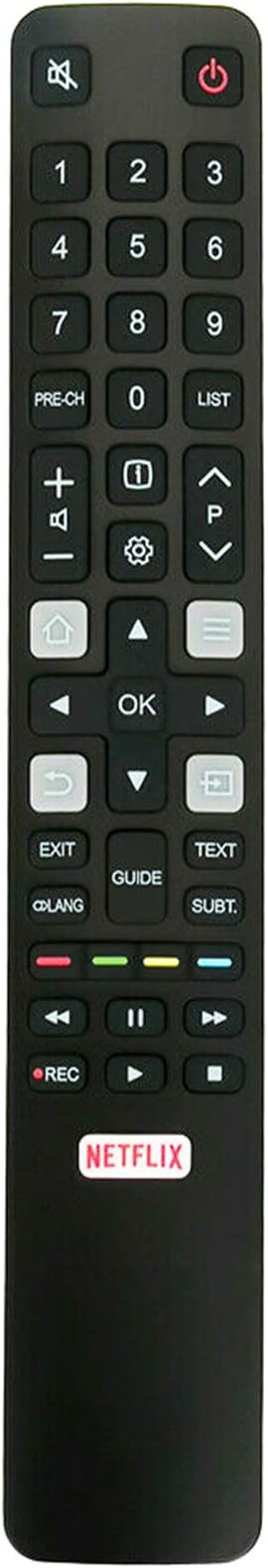 New GRC802N RC802N YAI2 Remote Control fit for TCL TV L50E3800FS LED55P6500US