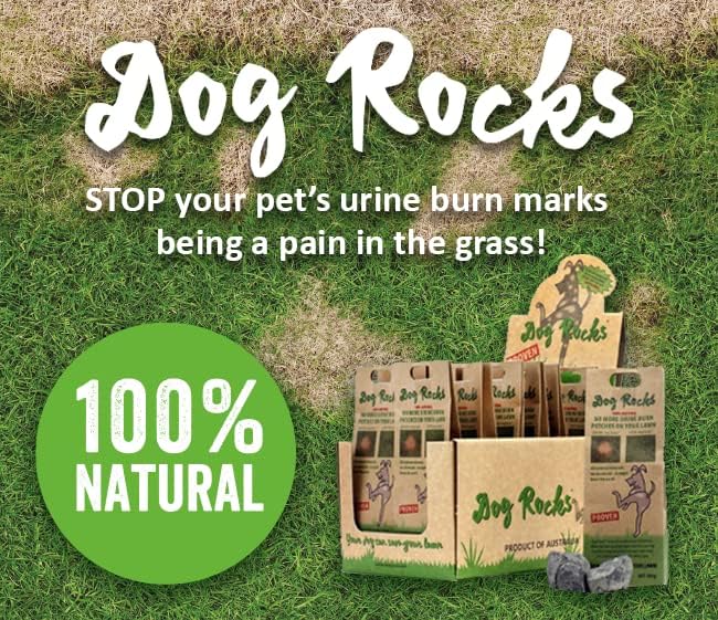 Dog Rocks - Urine Patch Preventer (200g) / Natural Dog Urine Neutraliser for Water Bowls, Grass Repair, Urine Burn Patch Repair