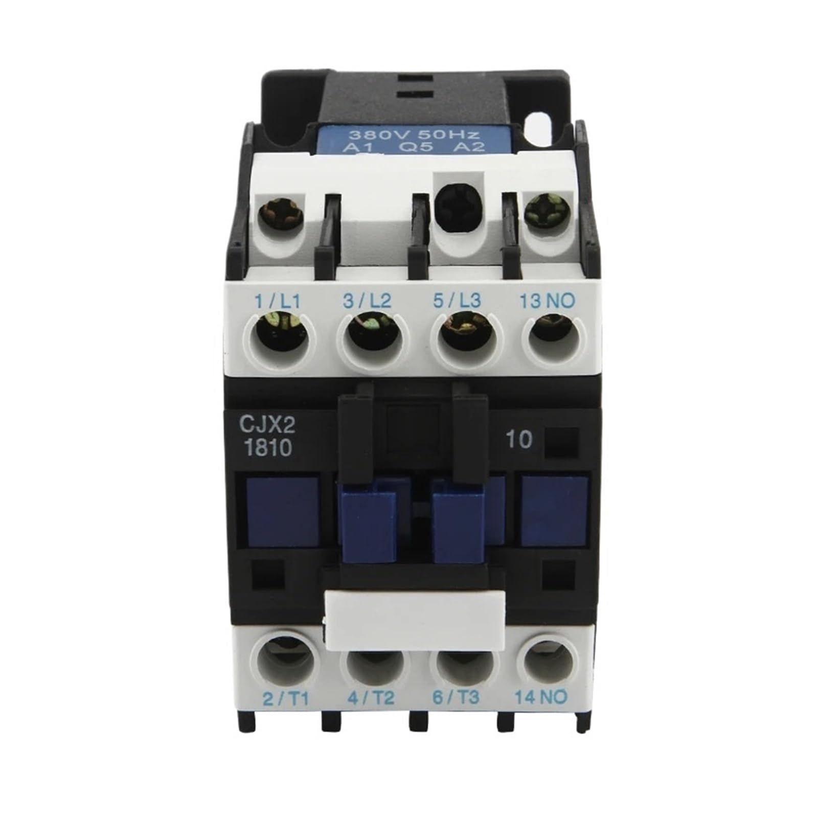 Contacteur 18A CJX2 D1810 pour commande de pompe et moteur triphasé bobine 110V AC