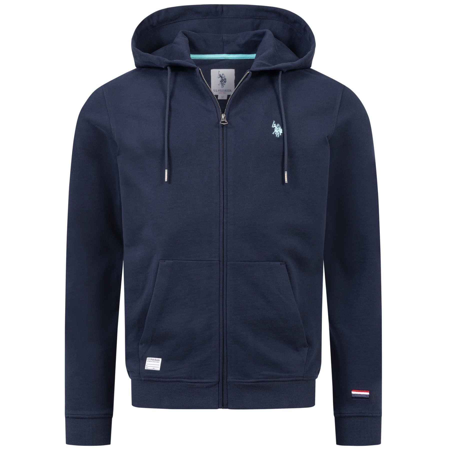 U.S. POLO ASSN. Herren Sweatjacke (S-XXL) - 100% Baumwolle mit Kapuze, Langarm P027
