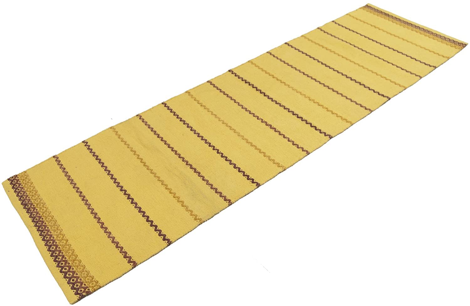 Galleria Farah1970 - 200x60 CM Kilim Autentico, Originale e Fatto a Mano Ideale Per il Corridoio , Ufficio , Seconda Casa e la Cucina ( LAVABILE IN LAVATRICE )