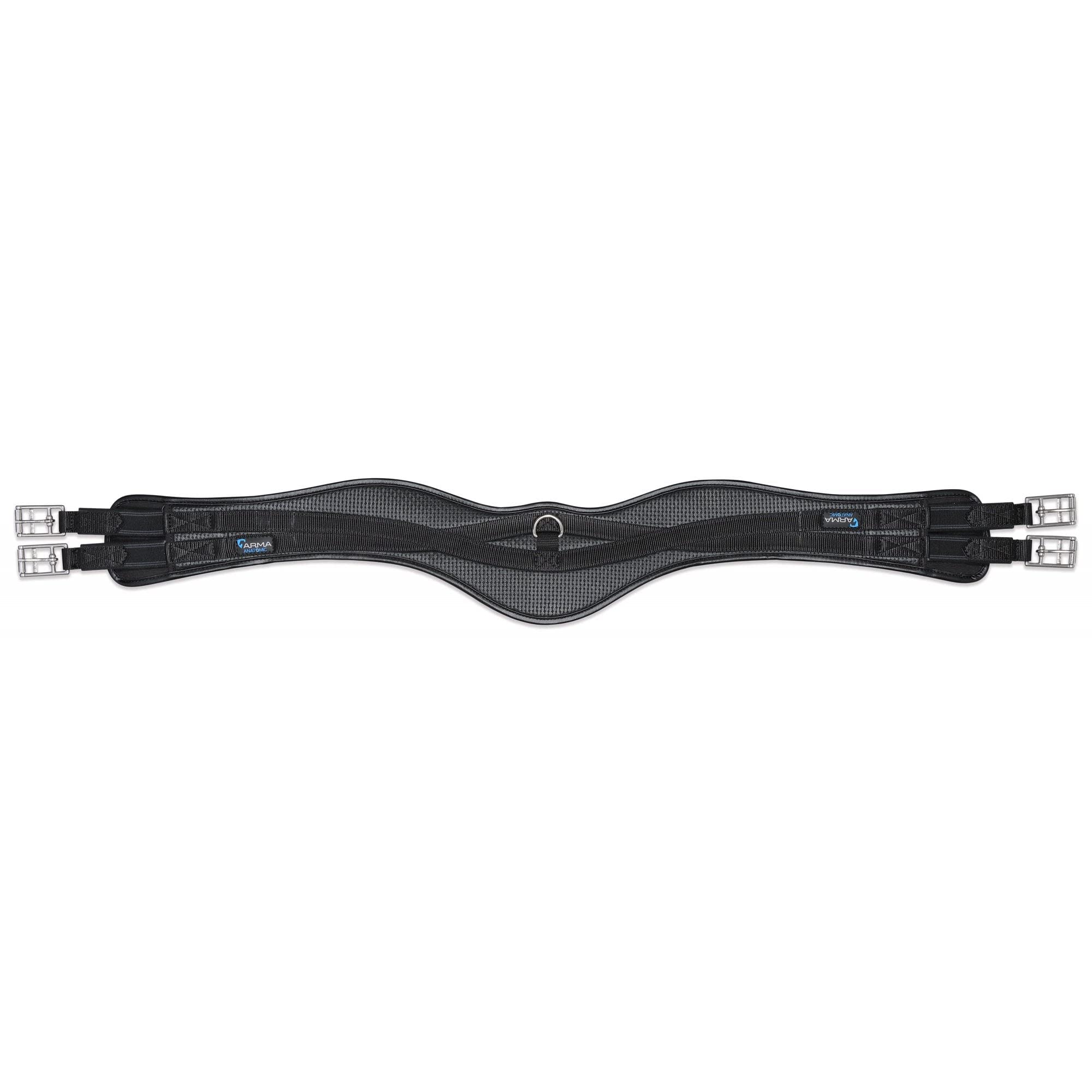 Shires ARMA Anti-Chafe Anatomical Girth with Elastic - Black 40