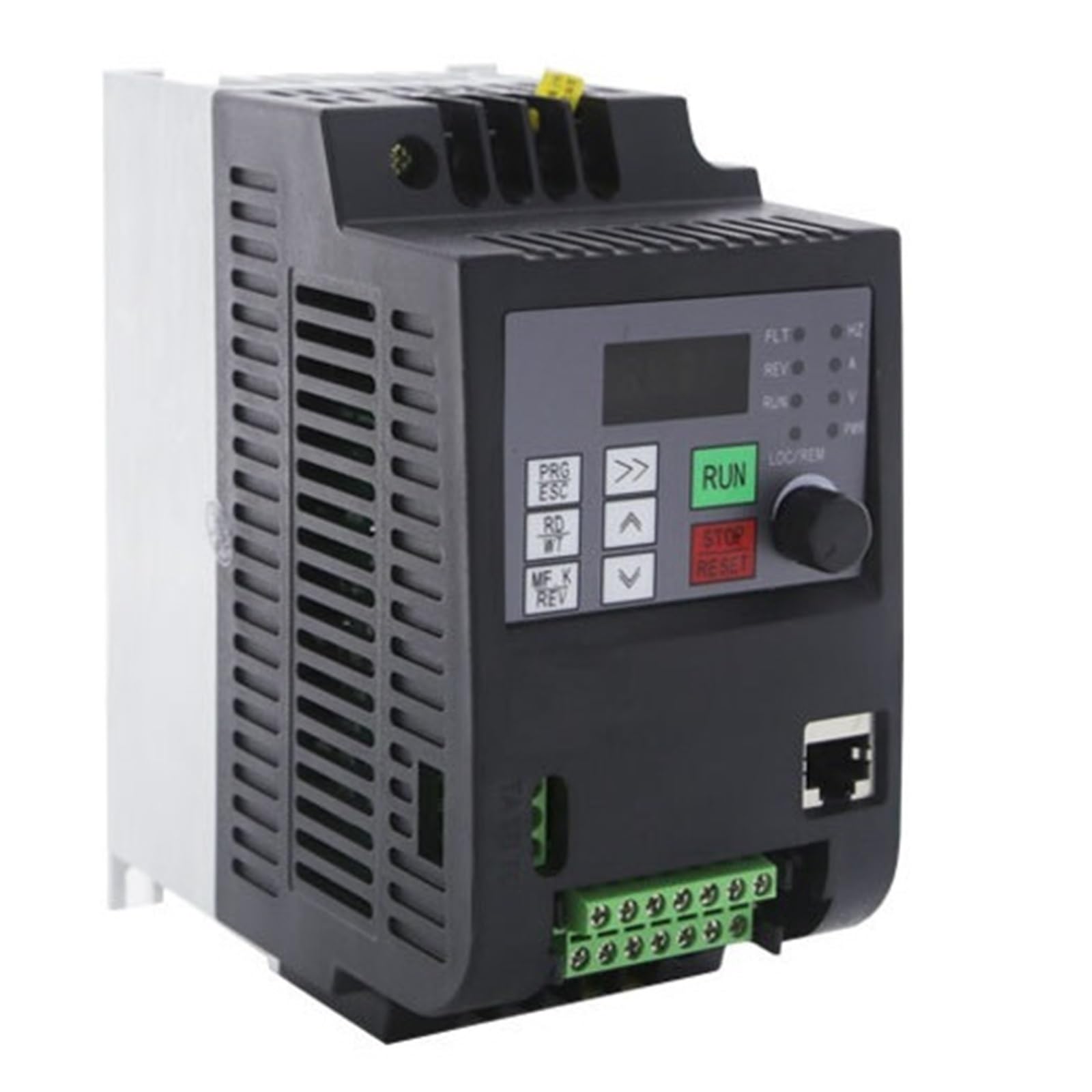 1PCS 2.2kW Inverter Motor Drive 220VAC Single-Phase to 220V/380V Variable Frequency Drive VFD Speed Controller for 3-Phase AC Motor(0.75kw-1HP,Three-Phase 220V)
