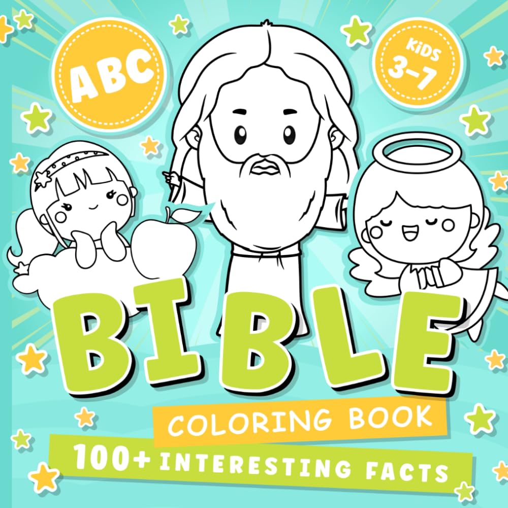 Bible Coloring Book for Kids: Christian Devotional Gift for Girls and Boys for Advent, Christmas, Lent, Easter, or Children's Sunday School Lessons (Catholic Kids Books)