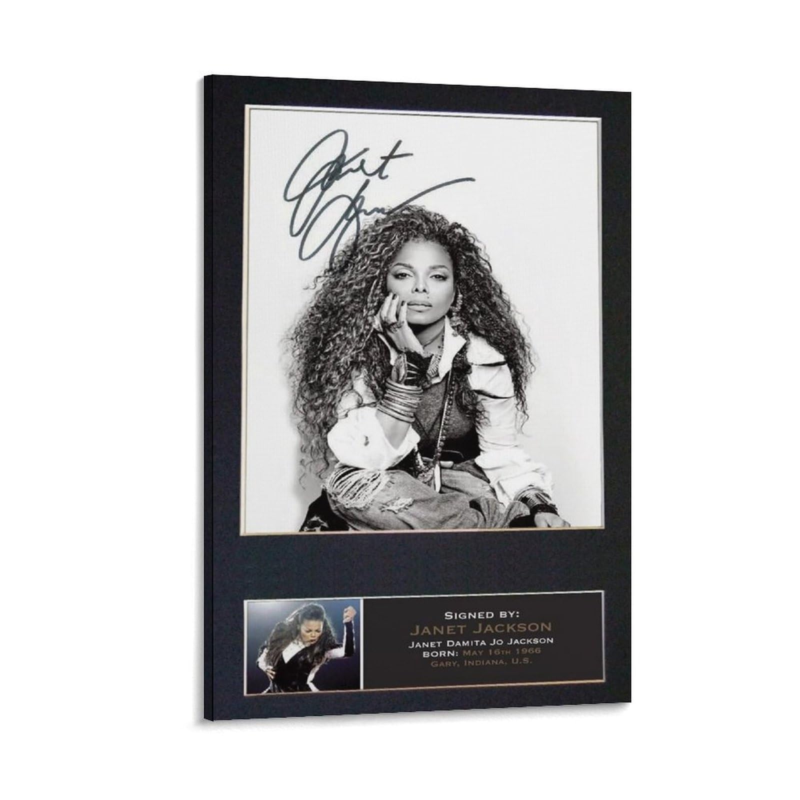 Amazon.com: IVNE HY5V Janet Jackson 3 Canvas Poster Wall