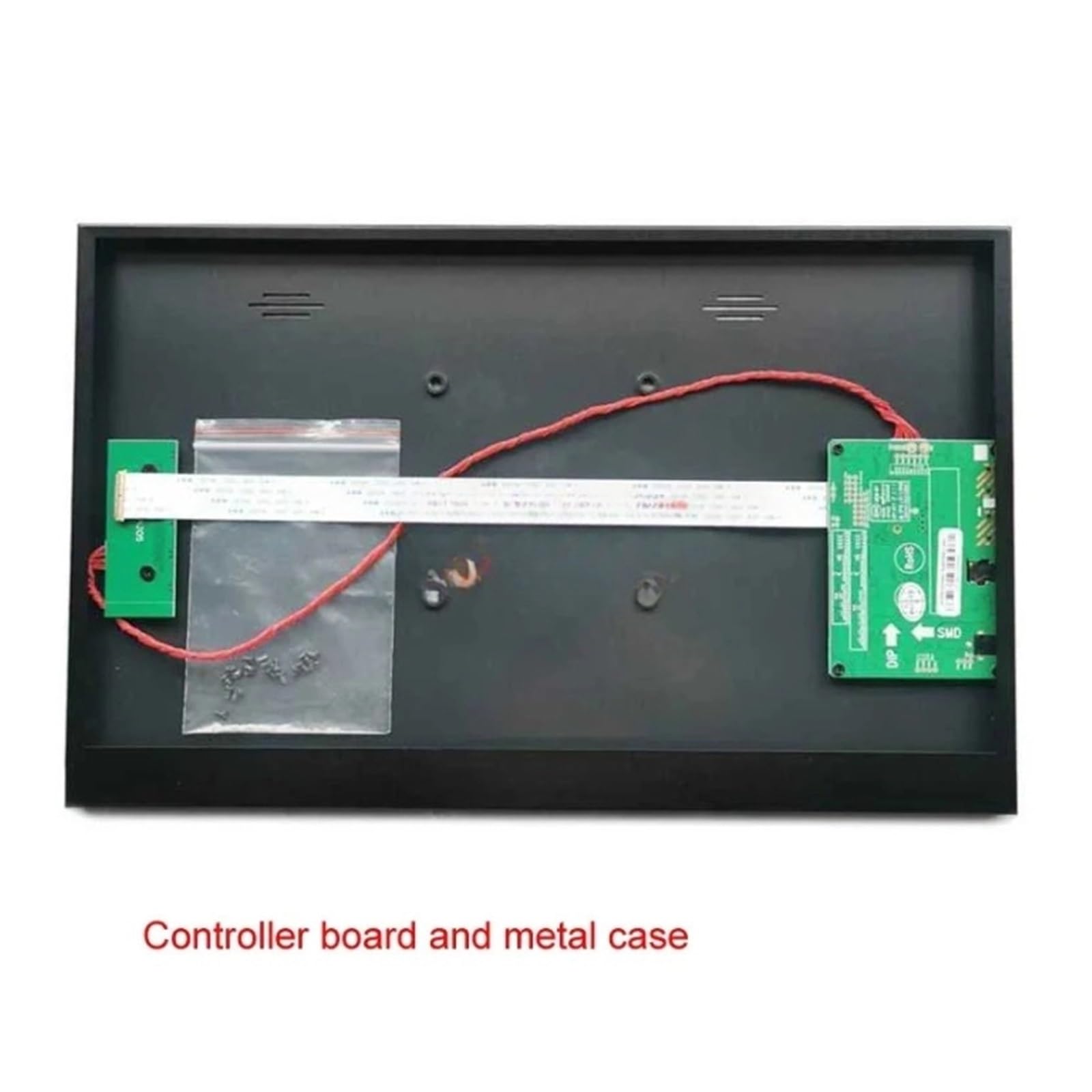 Kit De Bricolaje Caso De Metal + Tarjeta De Controlador B156XTN03