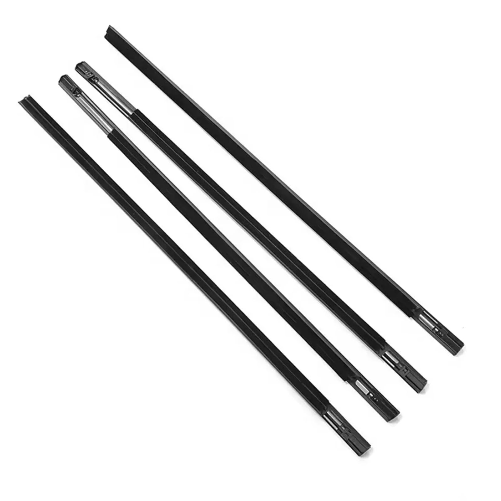 Glilar One Color Automotive Window Seals Compatible With Nissan For X-Trail T31 2008-2013 4Pcs Window Belt Trim Side Door Glass Sealing Strips 80821Jg000