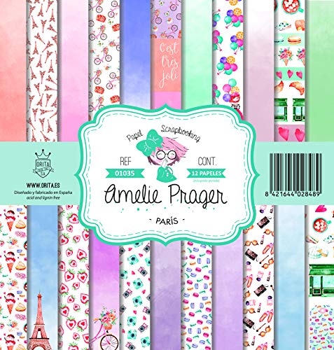 Set Paris (12 papier) Amelie