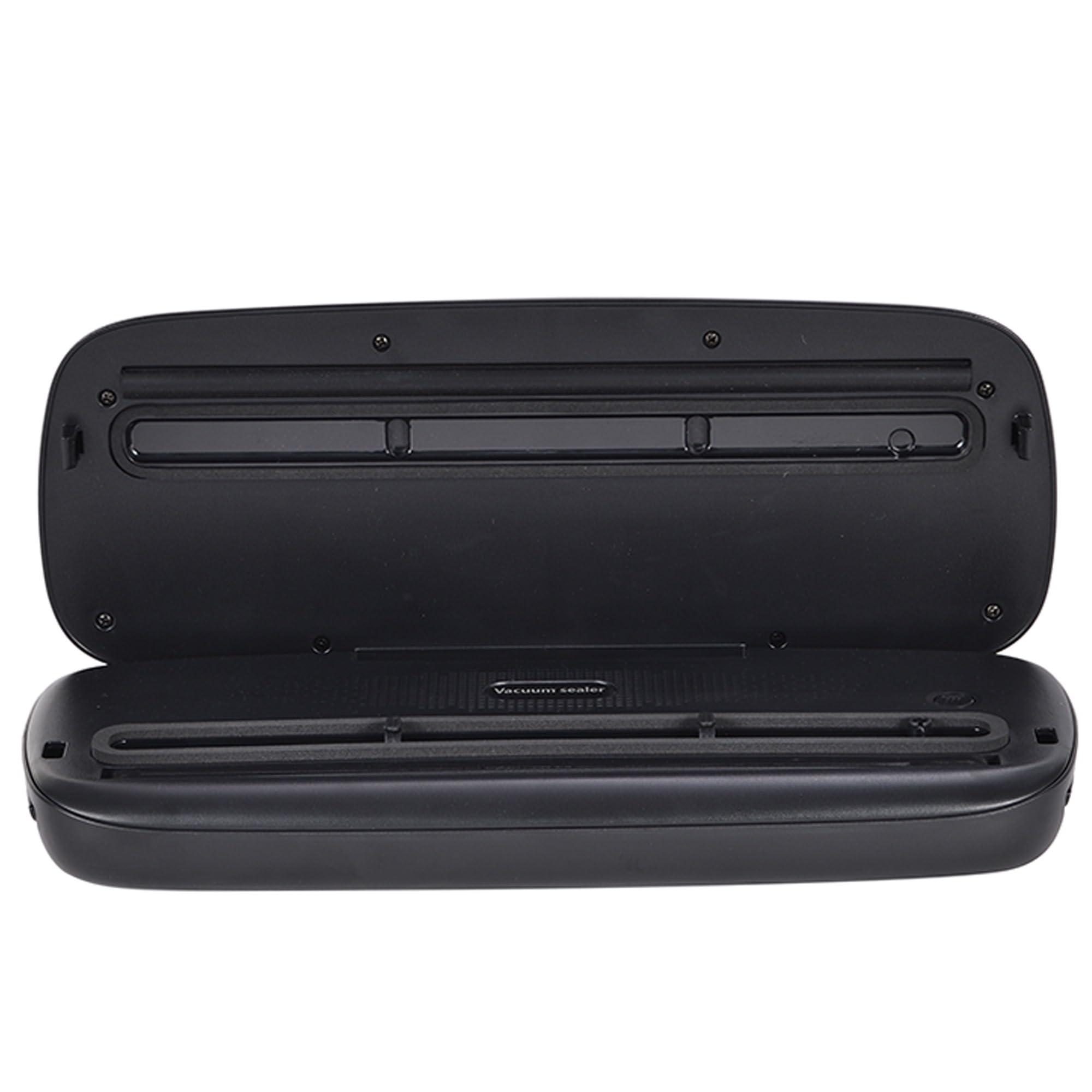 MasterPro Foodies | Macchina Sottovuoto da 130W| Macchina Sigillatrice di Sacchi a Vuoto con Pressione di Vuoto -60kpa | Sigillatrice con Copertura in Acciaio Inox | Schermo LED |Colore Nero e Metallo