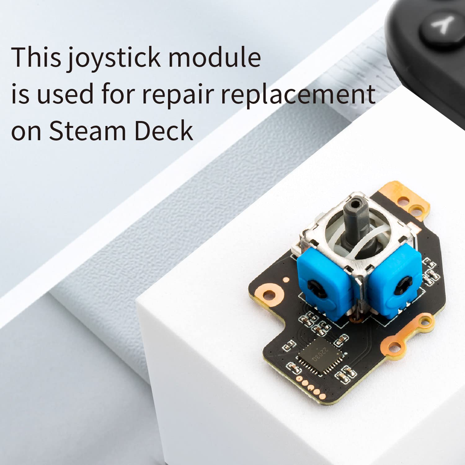 Modulo joystick elettromagnetico per Steam Deck, modulo joystick di ricambio sinistro/destro, kit di riparazione per Steam Deck (confezione da 2)