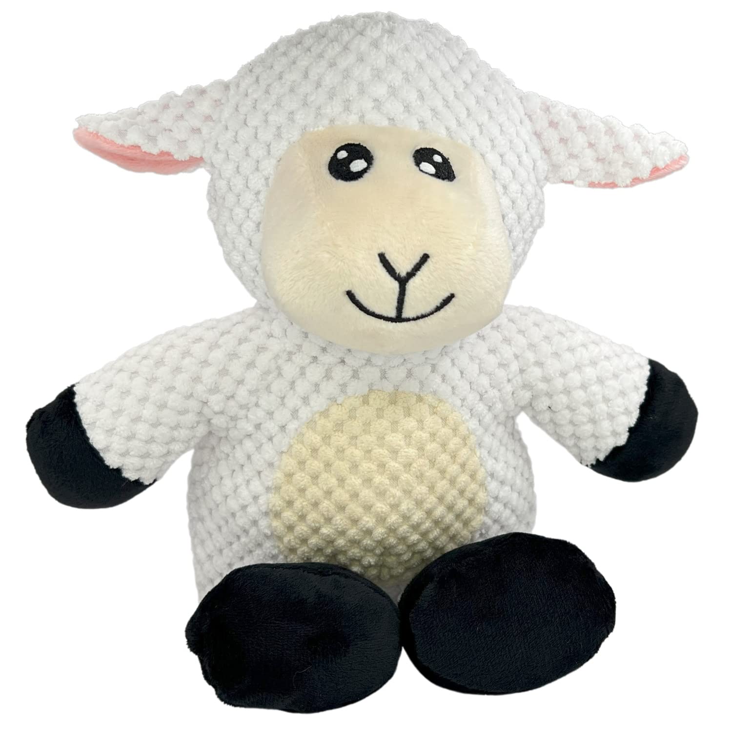 Glory To Dog Barnyard Lamb Large Plush and Squeaker Dog Toy for Medium to Large Breeds