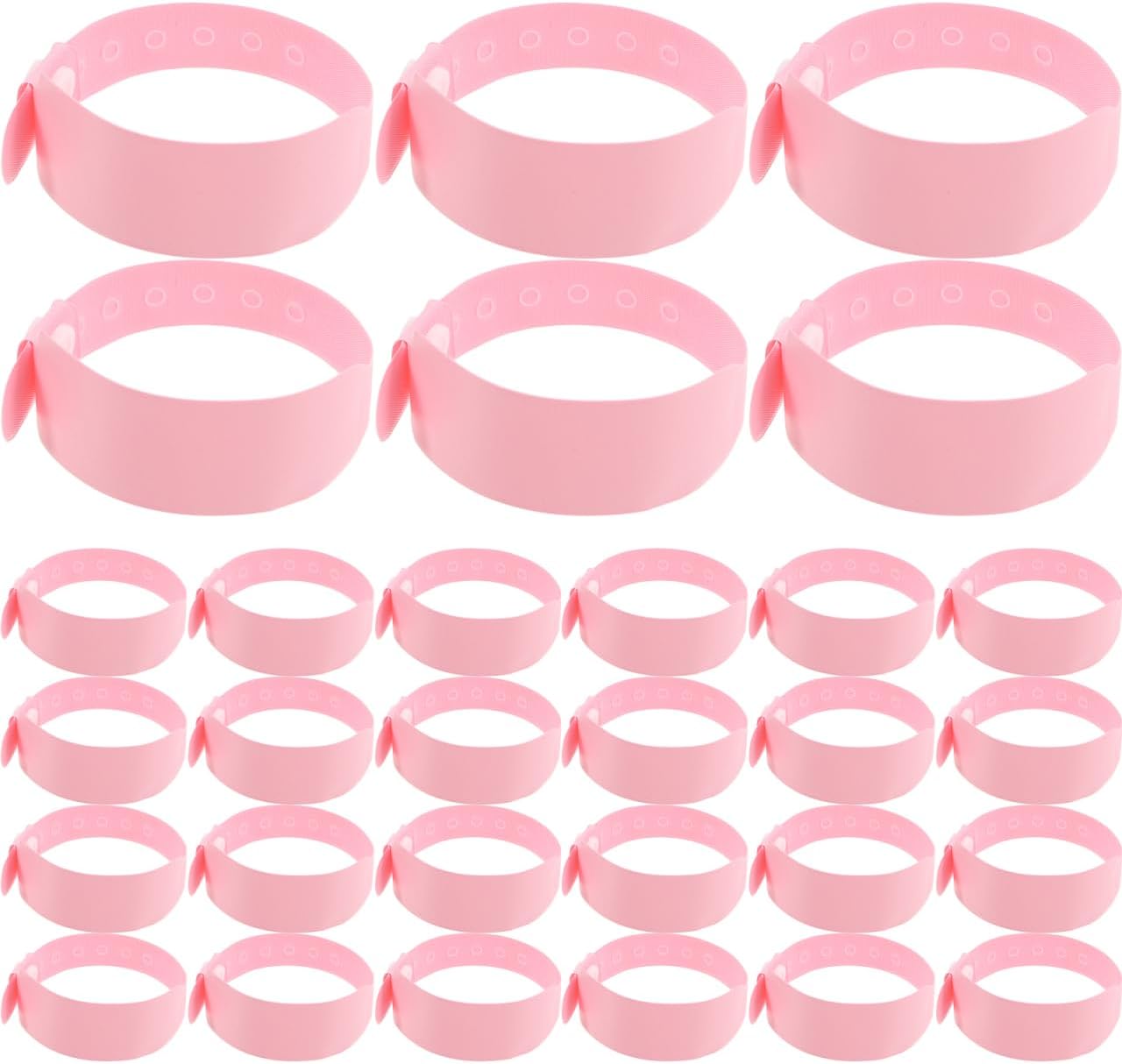 FRCOLOR 100Pcs Disposable Newborn Identification Wristbands Waterproof Baby Id Bands Writable Hospital Infant Bracelets 7.08X0.98In