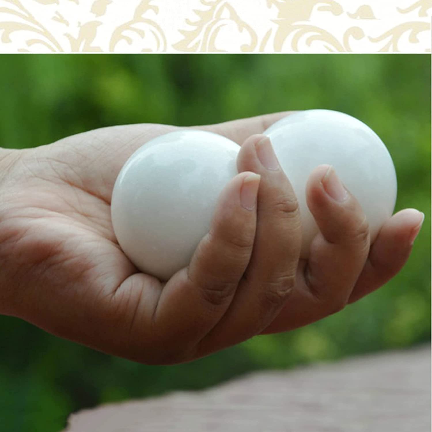 Palle Antistress per Adulti, Baoding Balls Palle Antistress per Adulti Palle per Esercizi Cinesi Palle Antistress per Esercizi da 2 Pollici, Scatola per Palle da Stress p