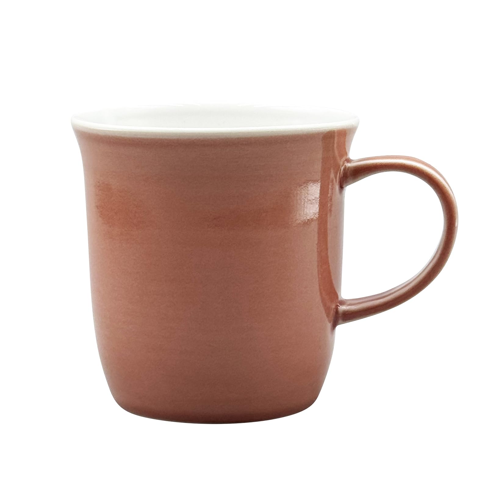 Hasami Ware Double Wall Mug Pink 10oz Insulated Porcelain Microwave Safe