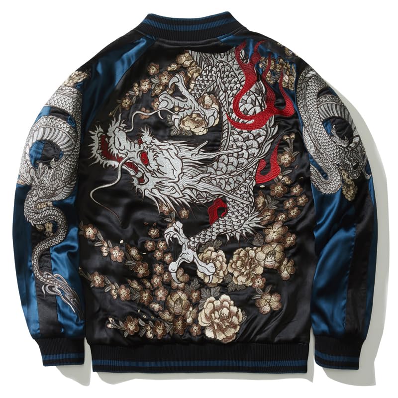 スカジャン メンズ ミリタリージャケット MA-1 スタジアムジャンパー