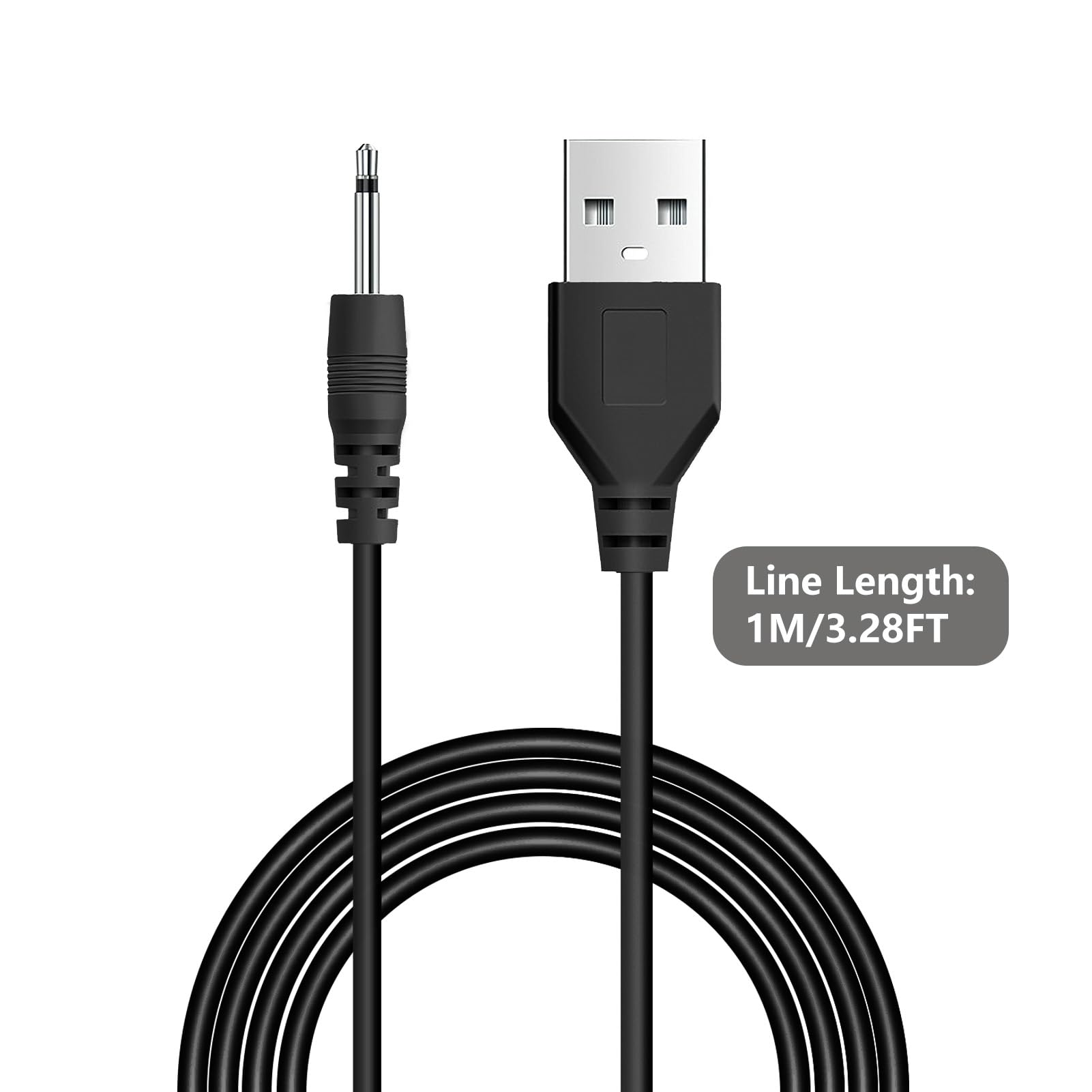 2x Cavo Di Ricarica USB DC 2.5mm Per Massaggiatori E Giocattoli - Ricarica Rapida