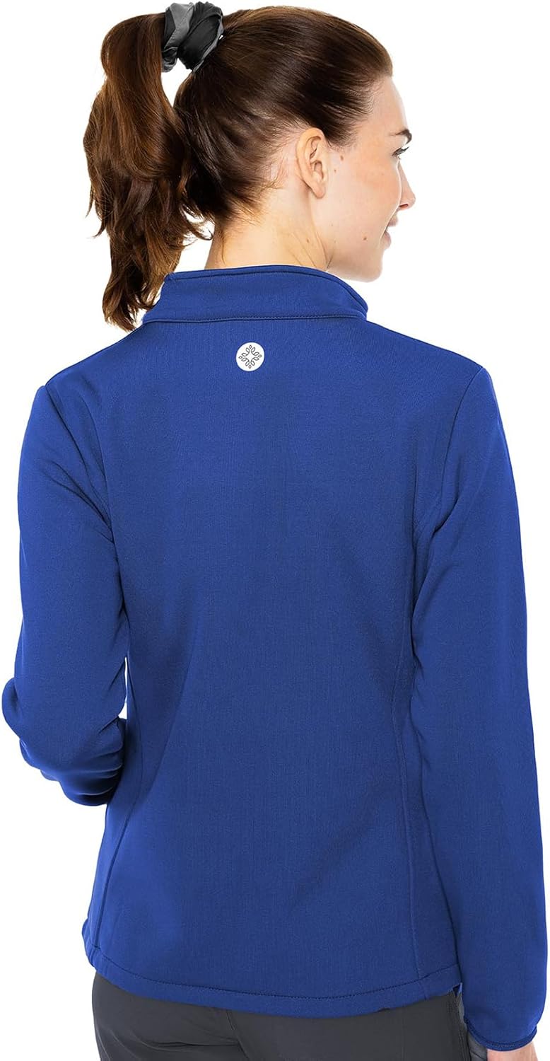 Med Couture Women's Performance Fleece Jacket with 4 Pockets and 2-Way Stretch - MC8684 - Image 5