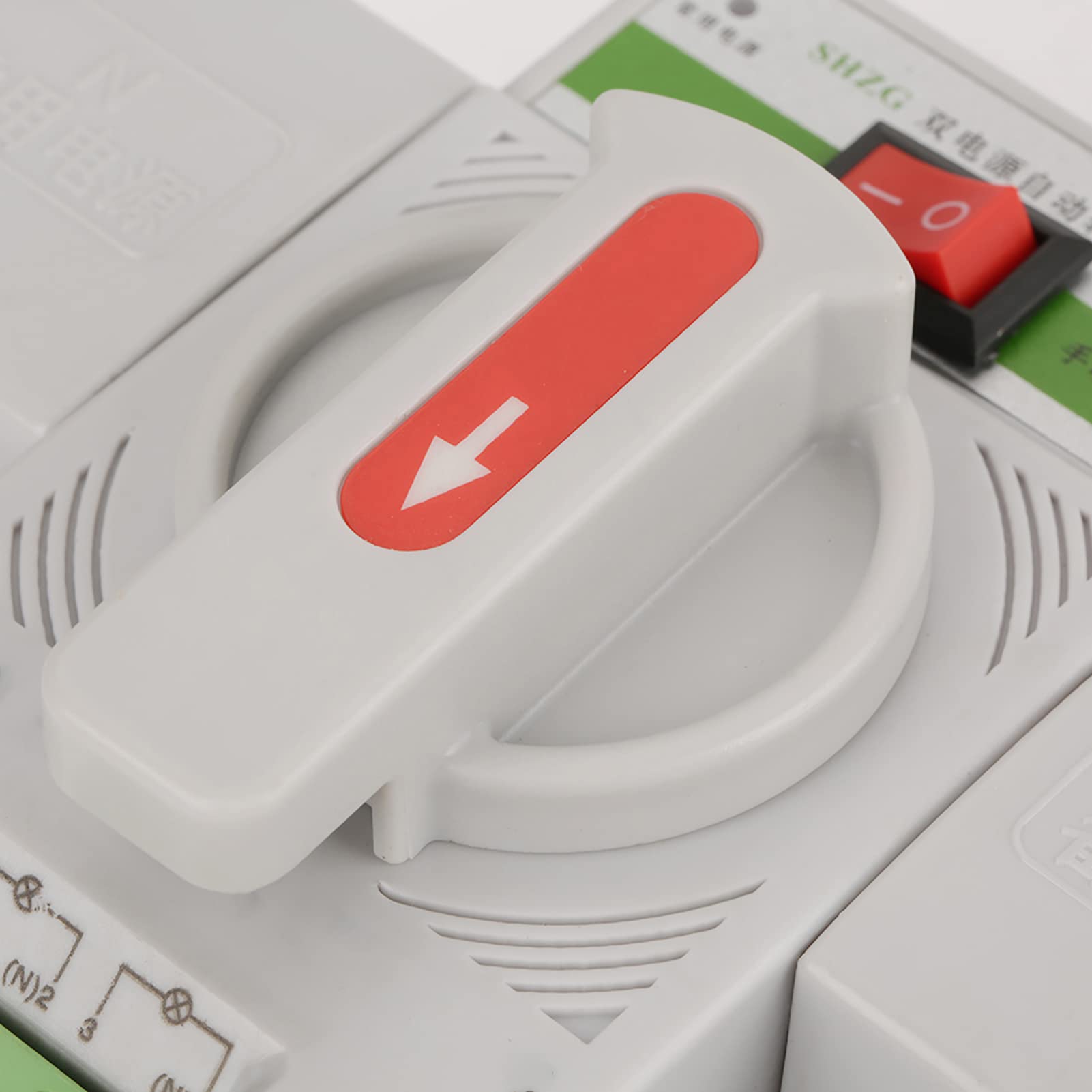 Interruptor de Transferencia Automática de 220V 63a 2P, Mini Interruptor de Cambio de Interruptor de Circuito de Alimentación Electrónico Dual para el Hogar Y Lugares Públicos Kitchen