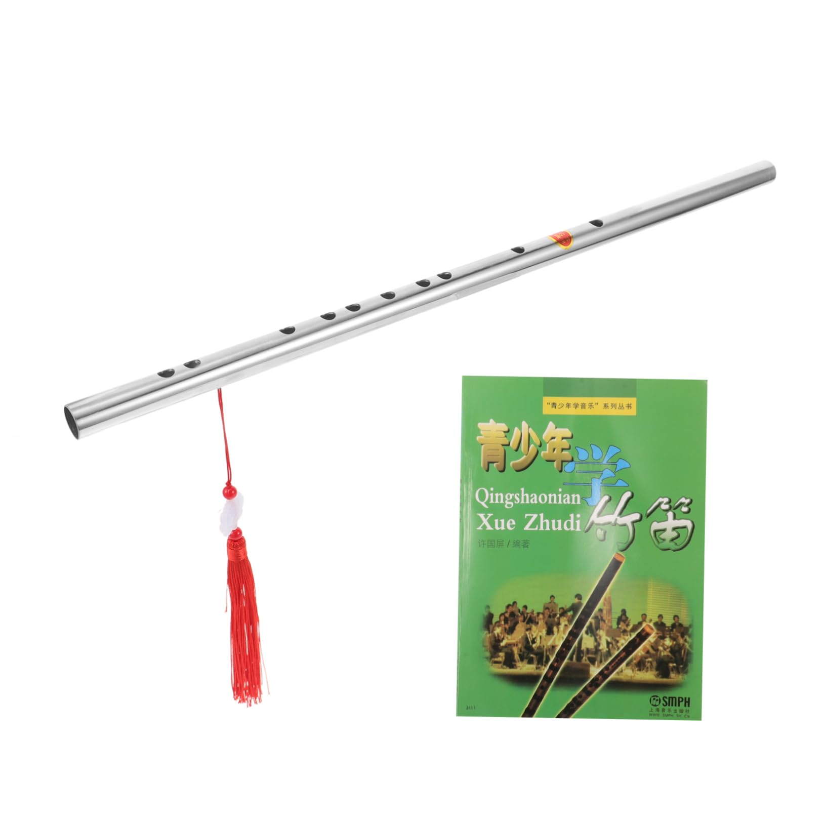 Flauto Dizi Cinese in Acciaio Inox G, Argento, Tradizionale | Set per Principianti e Musicisti Tecnici, Sound Coerente, Adatto a Ensemble, Portatile