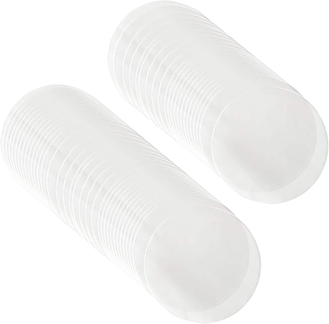 50 Pcs Round Parchment Paper, 8 Inch Baking Parchment Circles Rounds Non Stick Baking Parchement Paper Circles Sheets Greaseproof Baking Sheets Cake Pans Circle Cake Tin Liners(8")