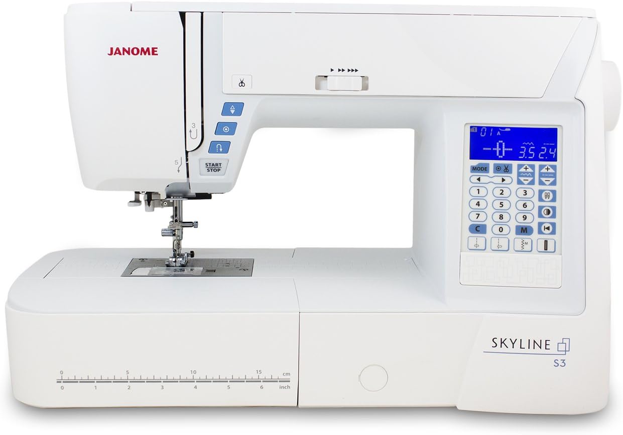 Janome Skyline S3 Computerized Sewing Machine w/SemiHard