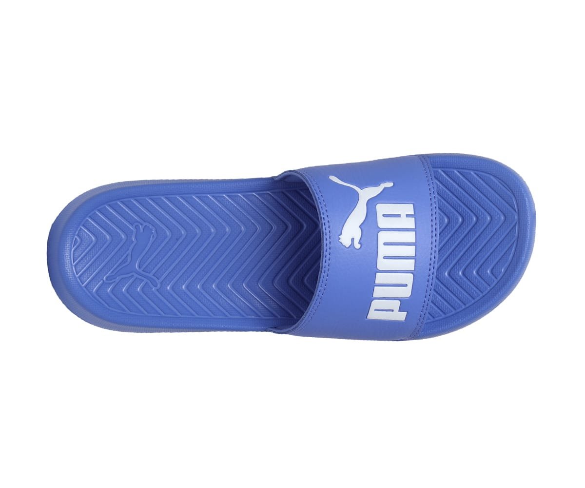 Puma unisex-adult Popcat Baja Blue-White Slide Sandal - 7 UK (36026519) (B0793HHZPS) Amazon Price History, Amazon Price Tracker