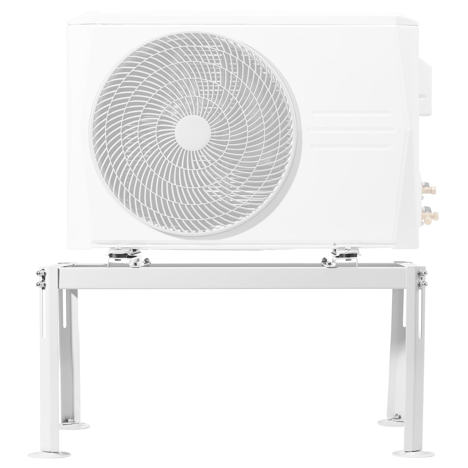 VEVOR Support au Sol pour Climatiseurs Split 9000-24000 BTU Réglable, Charge Maximale 200 kg, Conception Universelle, Réduction du Bruit et Vibration, Support de Base Robuste pour Climatiseur Split