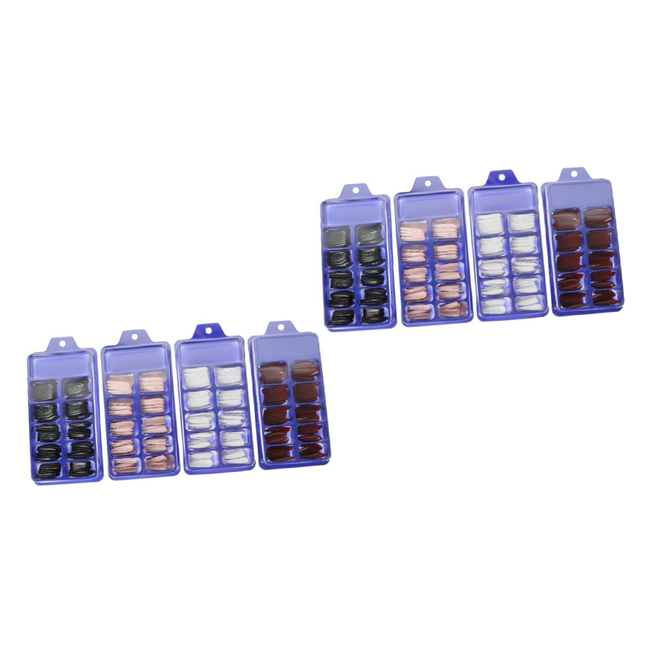 minkissy 800pezzi Unghie Finte Lunghe Adesive Per Manicure Copertura Completa Per Occasioni Formali e Informali Di Unghie Per Donne e Ragazze