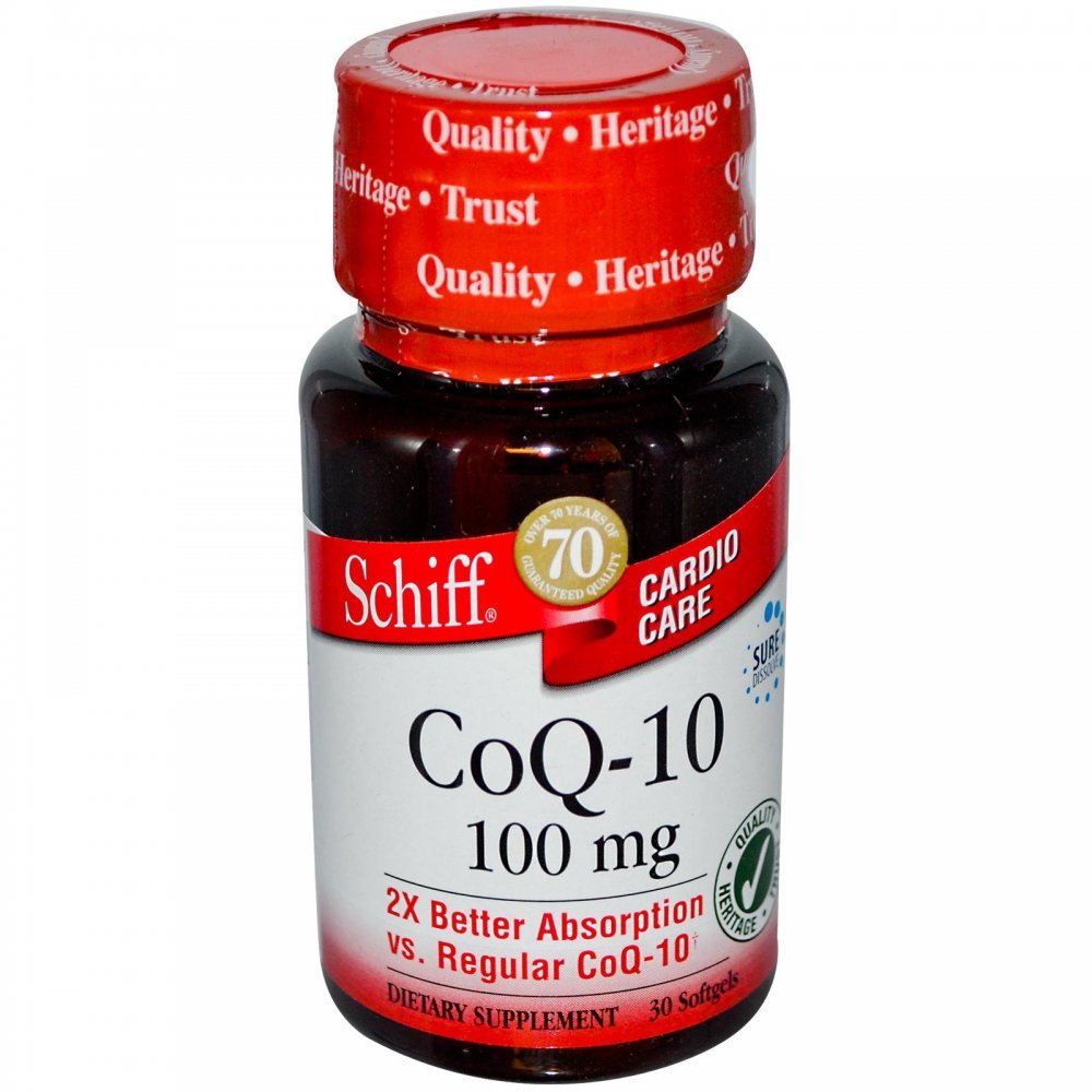 Schiff Coq10 Enzyme 100 mg, 30 Count
