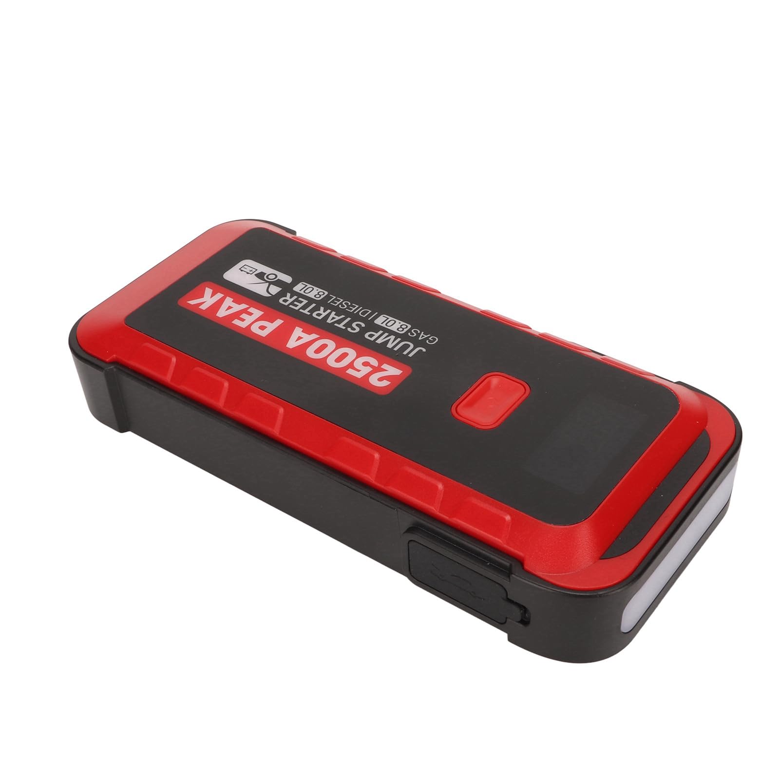 Arrancador de Batería de Coche 2500A 25800mAh USB Carga Rápida Portátil para Vehículo de 12V Camping