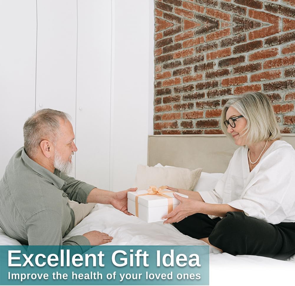 Comfecto Acupressure Massage Slippers with Earth Stone, Wooden Reflexology Acupuncture Sandals for Plantar Fasciitis Therapy, Fit 8-9.5 Men / 9.5-11 Women Feet Size - Image 7