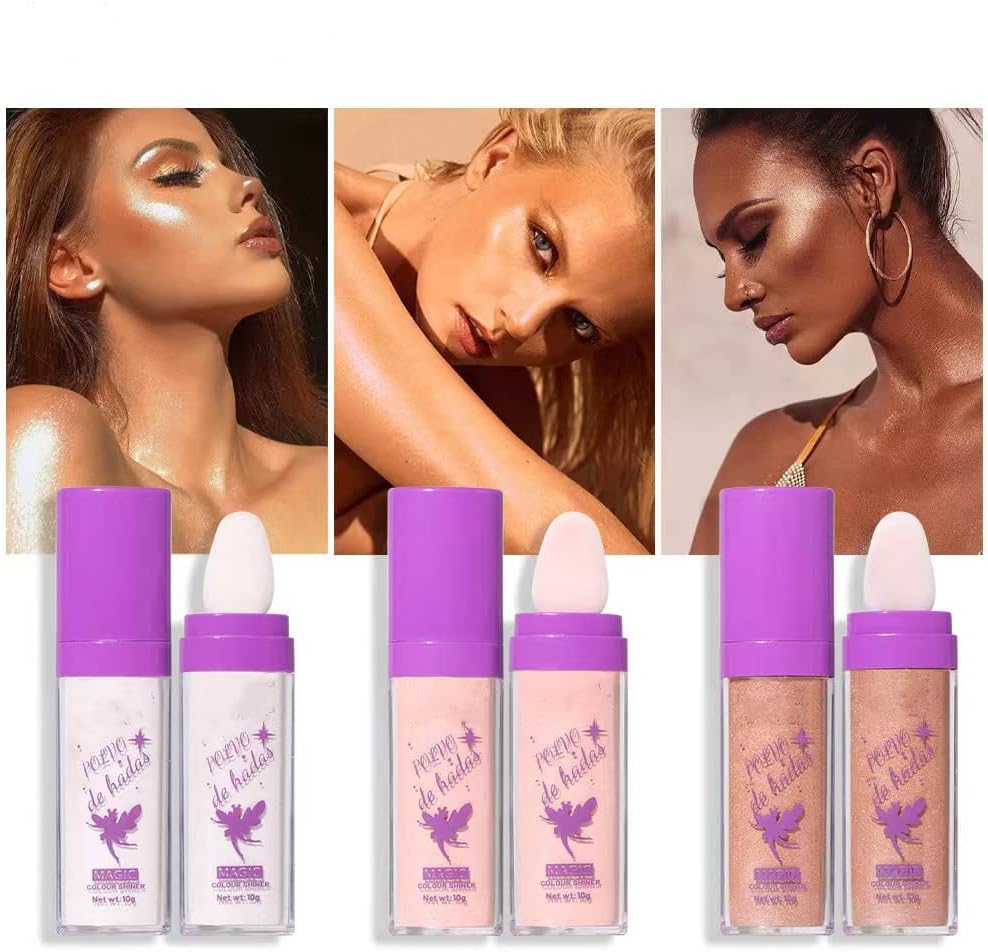 Fairy Highlighter Powder Polvo De Hadas Glitter Body Blush Highlighter