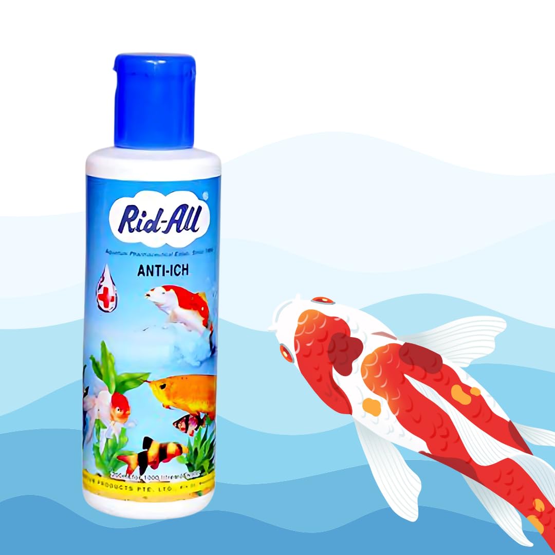 THE AQUA PET MALL®Rid-All Anti Itch Aquarium Water Medicine Fish Medicines Anti ich Tank Cleaner,120ml (B0D9RYXY4F) Amazon Price History, Amazon Price Tracker