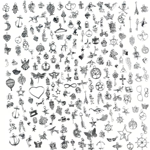 Decorazione per gioielli: gli articoli da collezione personalizzati sono perfetti per la creazione di gioielli e artigianato, come orecchini, collane, bracciali di perle, portachiavi, accessori per capelli, nappe per cucire, borse, catene per maglioni, cavigliere, accessori decorativi per cellulare e altro ancora.