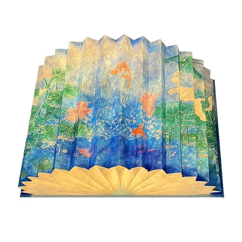Flexible Cultural Creative Craft Gift: Ornament na biurko, lampka nocna do sypialni, lampka nocna, kreatywna składana lampka do książki(styl 4)