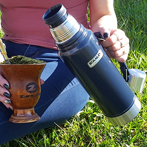 Garrafa Térmica Stanley Classic Steel Azul 1 Litro