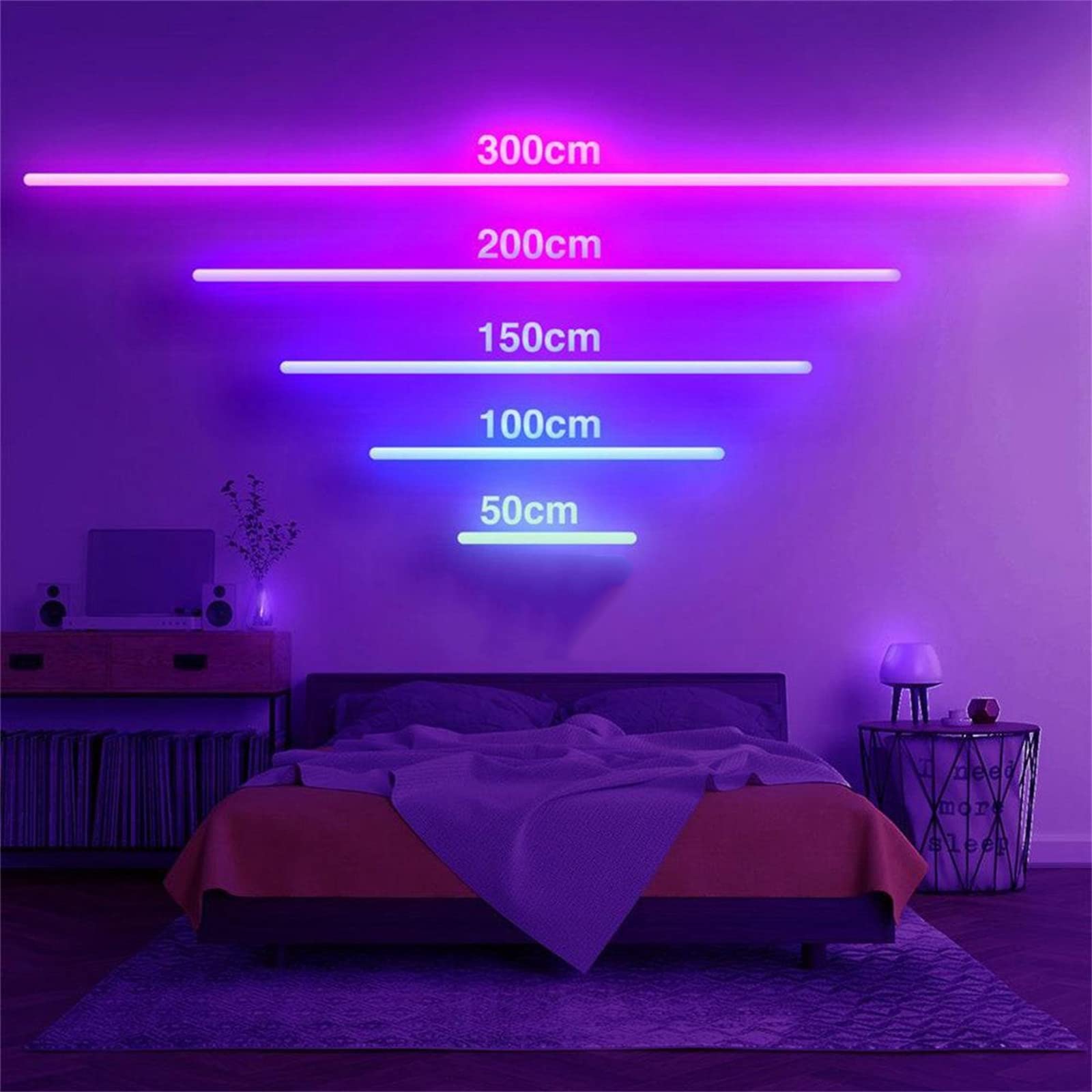 Let's Fly – Panneau Néon Ailes D'ange, Lampe Murale LED Pour Chambre à Coucher, Panneau D'affaires