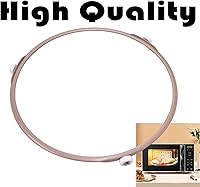Vista 3 de Paquete de 2 anillos giratorios de microondas de 7 pulgadas, soporte para bandeja de placa de vidrio, anillo interior de repuesto, para microondas