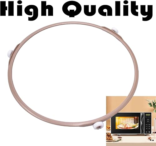 Miniatura 10 de Paquete de 2 anillos giratorios de microondas de 7.45 pulgadas, soporte para bandeja de placa de vidrio, anillo interior de repuesto, para
