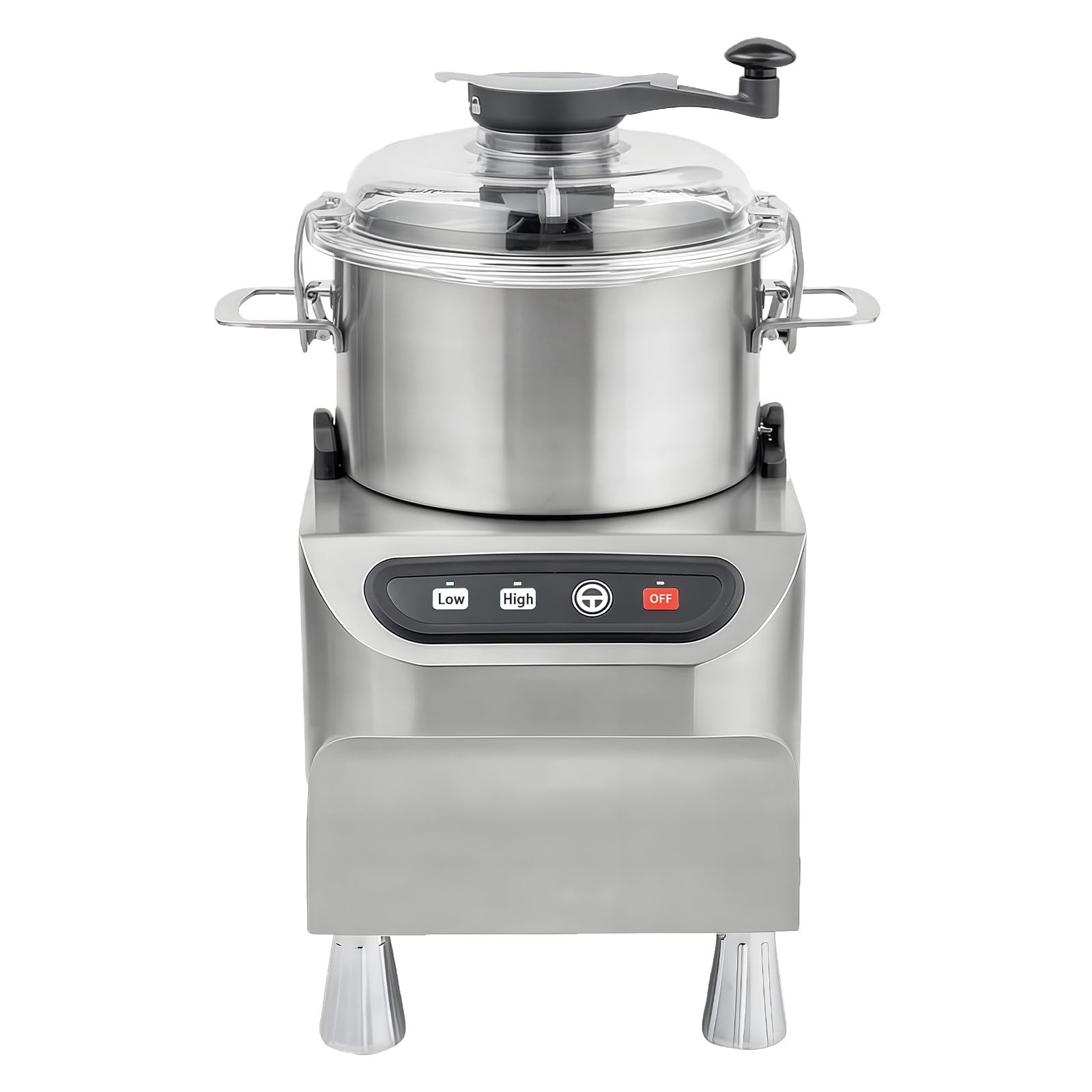 BANGBANGJI Procesador de Alimentos Comercial de 1500 W, batidor de albóndigas, Incluye Cuchillas de Acero Inoxidable en Forma de S, para Picar Verduras, Frutas, Cereales y Frutos Secos 8L