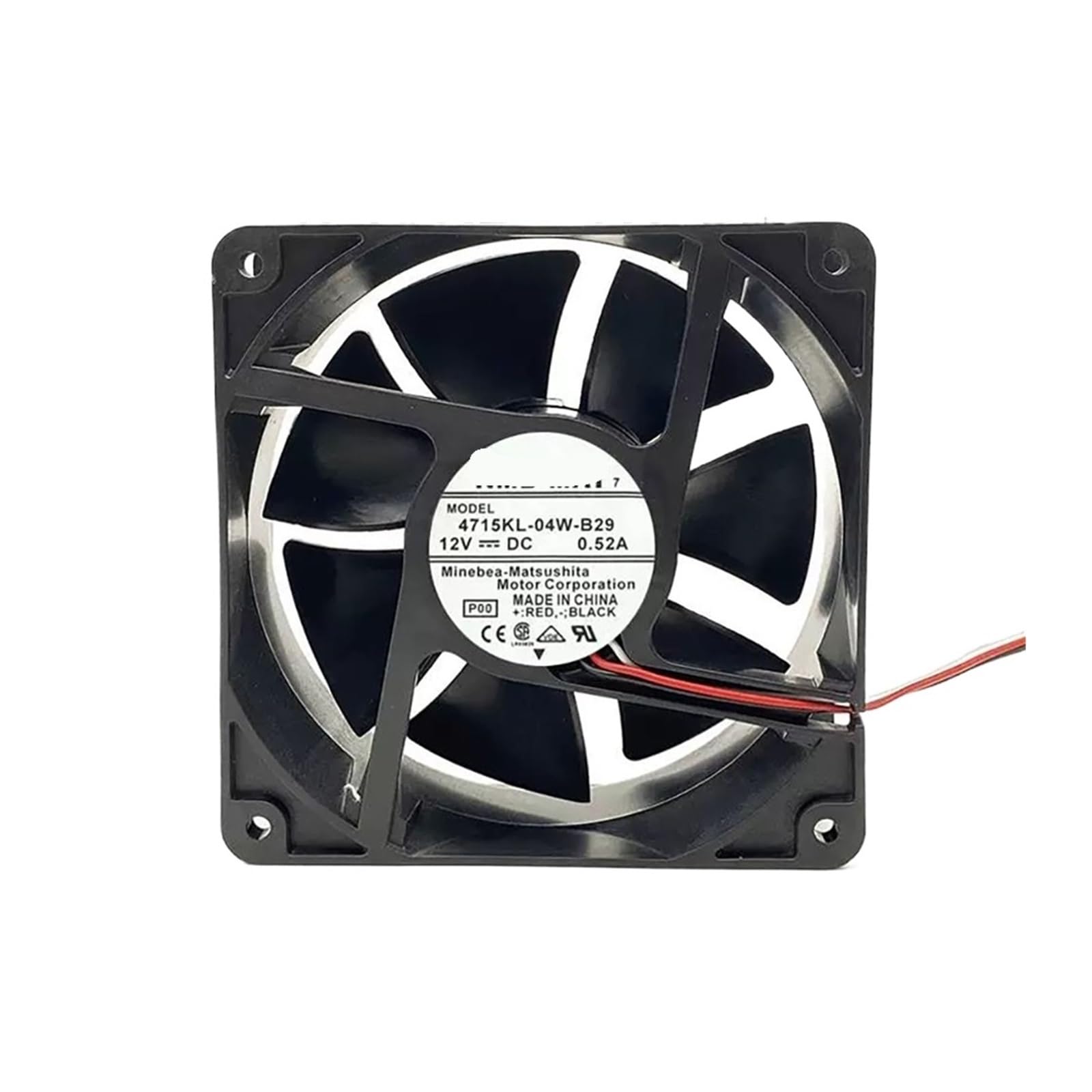 OKEWGHFL Cooling fan 4715KL-04W-B29 12VDC 0.52A 3 wire 120 * 120 * 38mm