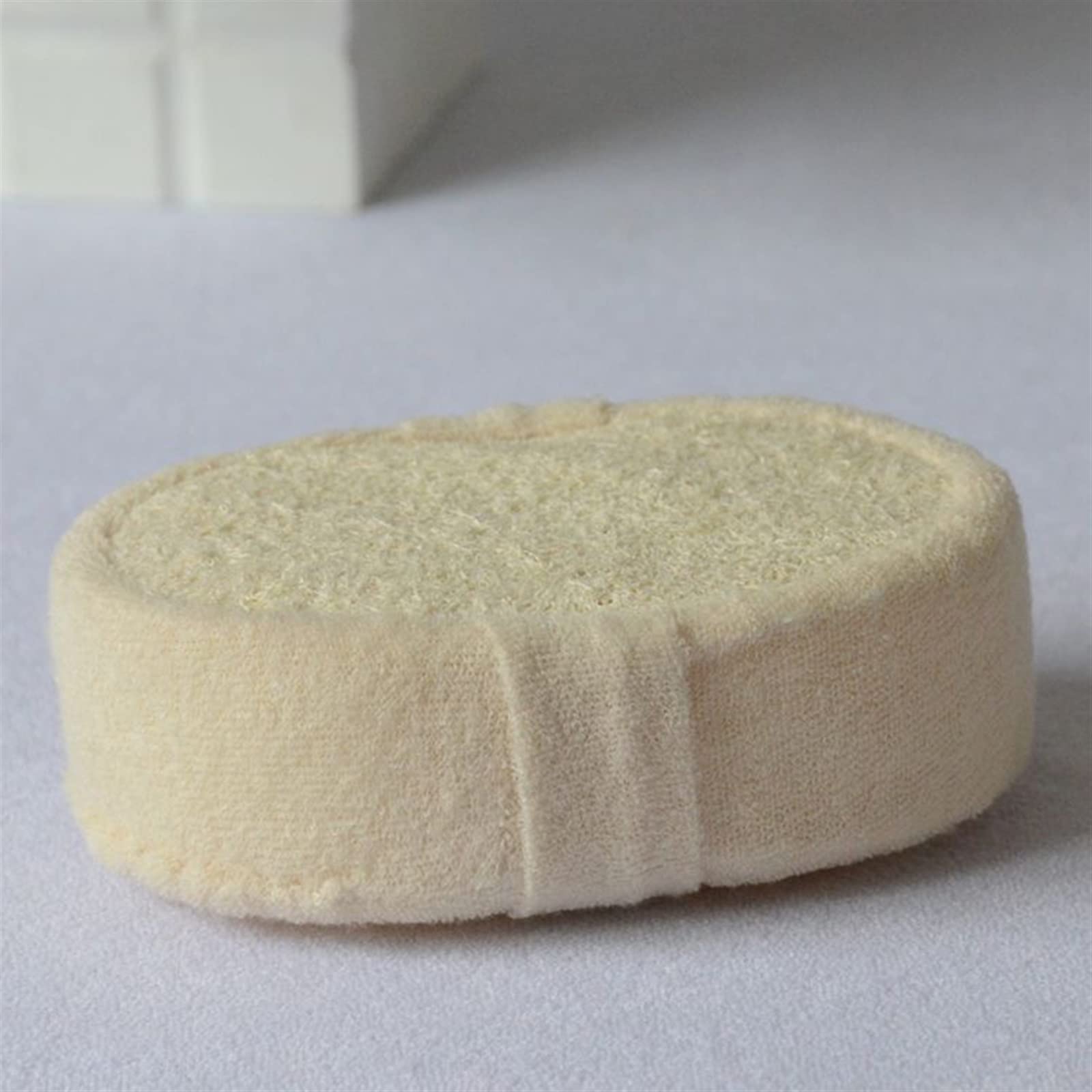 Trockenes Bürsten, natürlicher Luffa-Badeschwamm, Bademopp, Dusche, Körperwäsche, Reinigungsschwamm, langlebig, gesund, Massagebürste