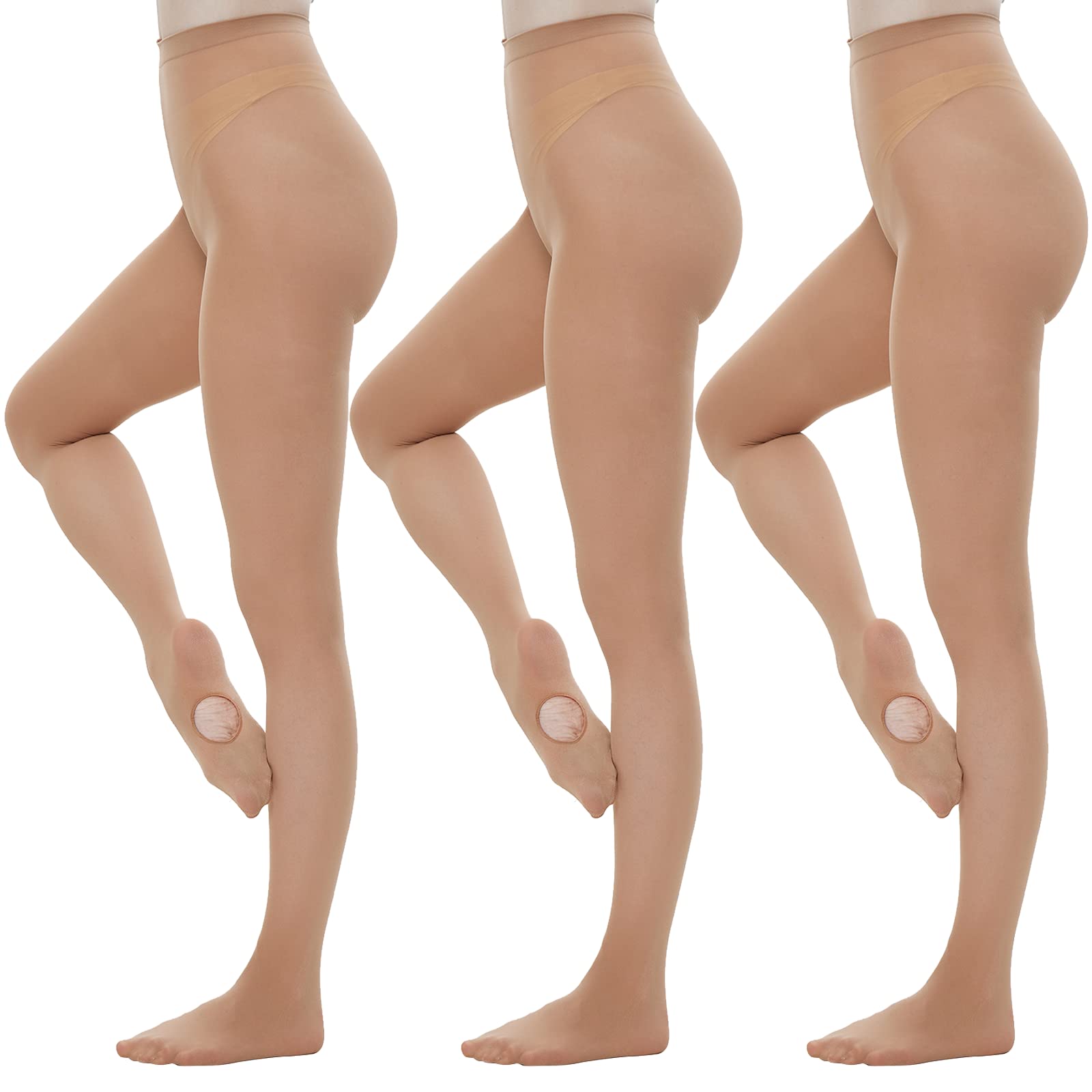 MANZI 3-Pack Solid Opaque Convertible