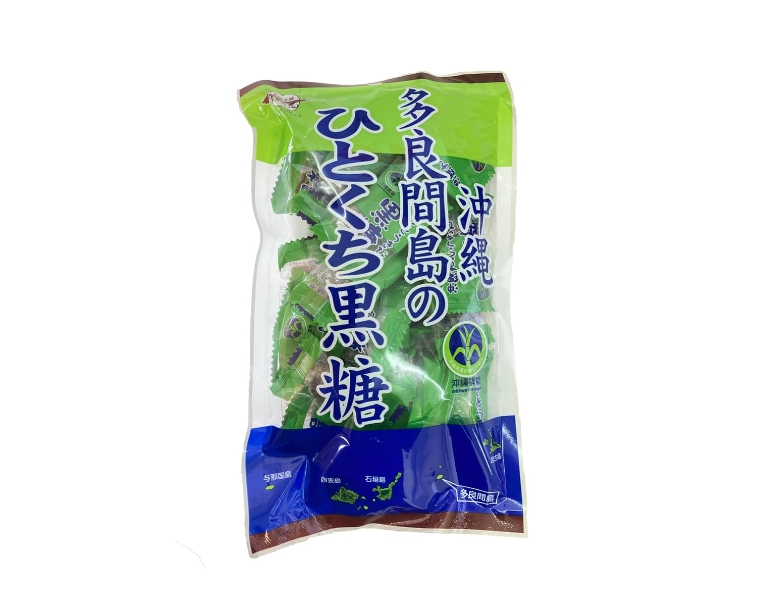 Amazon.co.jp: 沖縄 黒糖 多良間島のひとくち黒糖 100g 個包装 黒砂糖