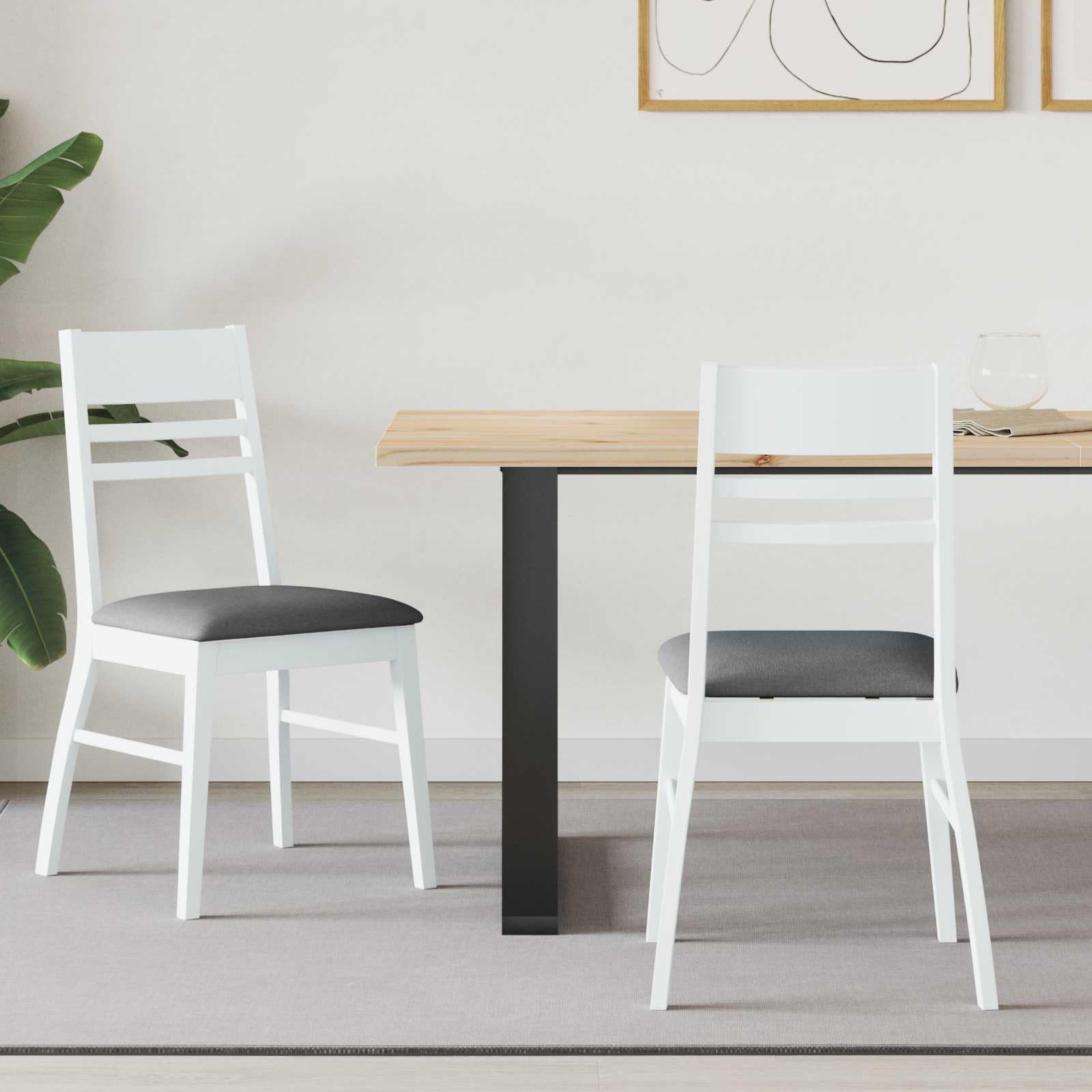 Set di 2 sedie per sala da pranzo, 43 x 54 x 89 cm, in legno