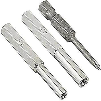 ATK252 3 Piece Security Bit Set for Nintendo Products 3.8 mm & 4.5 mm Nut Setters plus Triwing