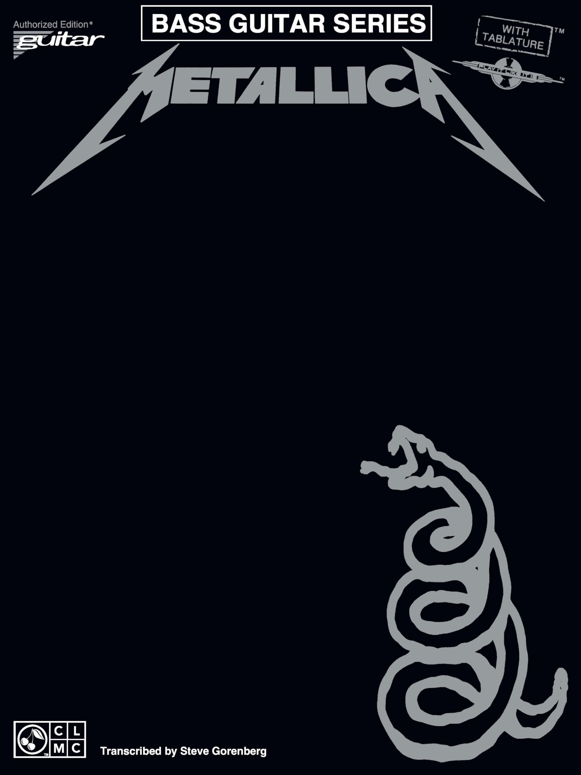 Metallica: (Black) For Bass (Play It Like It Is) Songbook: Note-for-Note Tablature for Classic Metal Hits | Play It Like It Is Series | Includes Enter Sandman, Nothing Else Matters, and More
